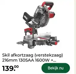 GAMMA Skil afkortzaag (verstekzaag) 216mm 1305AA 1600W + aanbieding