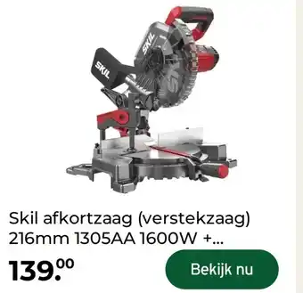 GAMMA Skil afkortzaag (verstekzaag) 216mm 1305AA 1600W + aanbieding