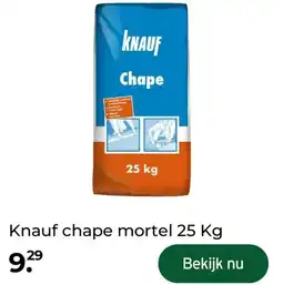 GAMMA Knauf chape mortel 25 Kg aanbieding