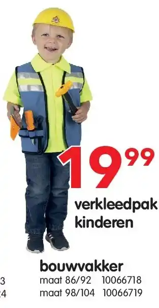 Yess verkleedpak kinderen aanbieding