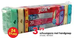 Yess schuurspons met handgreep aanbieding