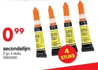 Yess secondelijm aanbieding