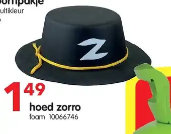 Yess hoed zorro aanbieding