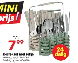 Yess bestekset met rekje aanbieding