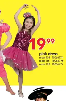 Yess pink dress aanbieding