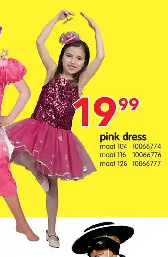 Yess pink dress aanbieding