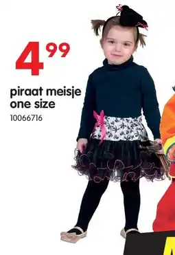 Yess piraat meisje one size aanbieding