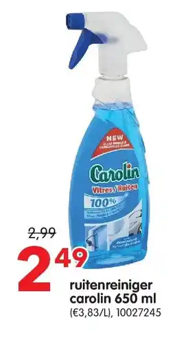 Yess ruitenreiniger carolin 650 ml aanbieding