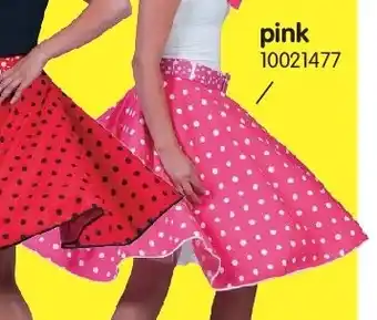 Yess rock ‘n roll skirt pink aanbieding