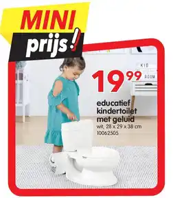 Yess educatief kindertoilet met geluid aanbieding