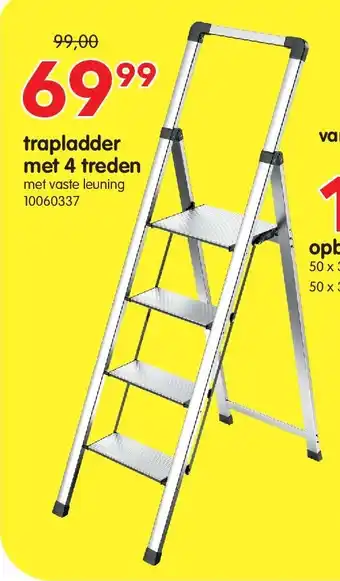 Yess trapladder met 4 treden aanbieding