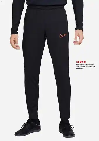 Intersport Pantalon d'entraînement de football homme Dri-Fit Academy aanbieding