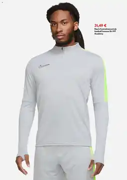 Intersport Haut d'entraînement de football homme Dri-FIT Academy aanbieding