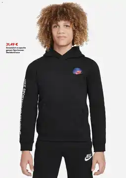 Intersport Sweatshirt à capuche garçon sportswear standard issue aanbieding