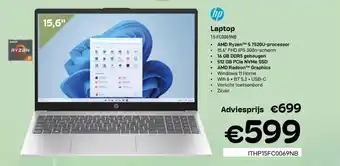 CompuDeals HP laptop 15-FC0069NB aanbieding