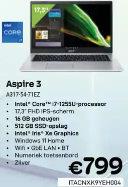 CompuDeals Acer Aspire 3 A317-54-71EZ aanbieding