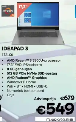 CompuDeals Lenovo Ideapad 3 17ALC6 aanbieding