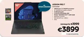 CompuDeals Lenovo Legion Pro 7 82WS000RMB aanbieding