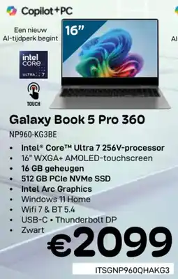 CompuDeals Samsung Galaxy Book 5 Pro 360 NP960-KG3BE aanbieding