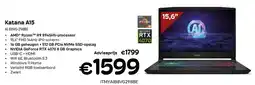 CompuDeals Msi Katana A15 AI B8VG-298BE aanbieding