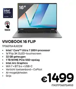 CompuDeals Asus Vivobook 16 Flip TP3607SA-RJ022W aanbieding