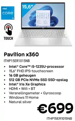 CompuDeals Hp Pavilion x360 ITHP15ER1015NB aanbieding