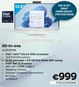 CompuDeals Hp All-in-one 24-CR1001NB aanbieding