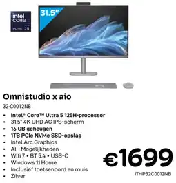 CompuDeals Hp Omnistudio x aio 32-C0012NB aanbieding