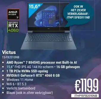 CompuDeals Asus Victus 15-FB2010NB aanbieding