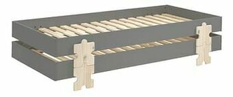 Dreamland Vipack bed Modulo Puzzle grijs/natuur - 2 stuks aanbieding
