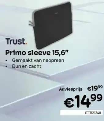 CompuDeals Trust Primo sleeve aanbieding