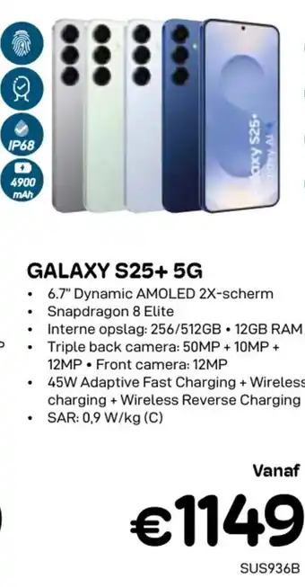 CompuDeals Galaxy S25 + 5G aanbieding