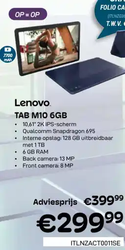 CompuDeals Lenovo Tab M10 6GB aanbieding