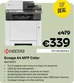 CompuDeals Ecosys A4 MFP Color MA2100CFX aanbieding