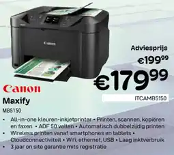 CompuDeals Canon Maxify MB5150 aanbieding