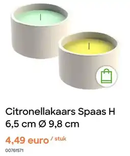 AVA Citronellakaars Spaas aanbieding