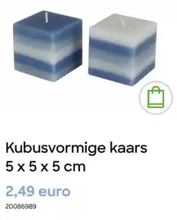 AVA Kubusvormige kaars aanbieding