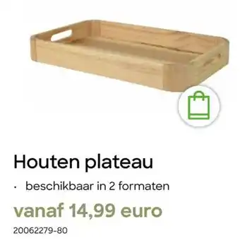 AVA Houten plateau aanbieding