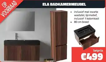 Bouwcenter Frans Vlaeminck Ela badkamermeubel aanbieding