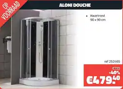 Bouwcenter Frans Vlaeminck Aloni douche aanbieding