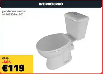 Bouwcenter Frans Vlaeminck Wc pack pro aanbieding