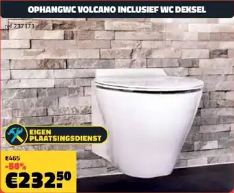 Bouwcenter Frans Vlaeminck Ophangwc volcano inclusief wc deksel aanbieding