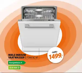 Expert Miele inbouw vaatwasser aanbieding