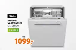 Expert Miele inbouw vaatwasser aanbieding