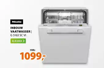 Expert Miele inbouw vaatwasser aanbieding