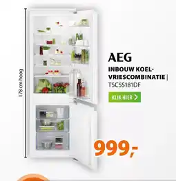 Expert AEG Inbouw koel vriescombinatie aanbieding