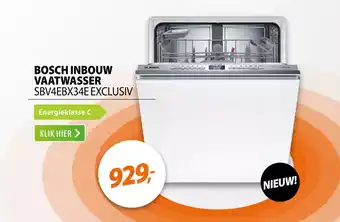 Expert Bosch inbouw vaatwasser aanbieding