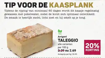 Ekoplaza Arrigoni taleggio aanbieding