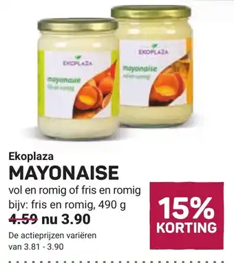 Ekoplaza Ekoplaza Mayonaise aanbieding