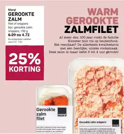 Ekoplaza Marqt Gerookte zalm aanbieding